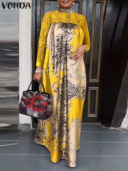 plus size 5xl vonda spring evening party dress 2023 vintage stand collar long sleeve maxi vestidos lace printed bohemian robe l230522, Black;gray
plus size 5xl vonda spring evening party dress 2023 vintage stand collar long sleeve maxi vestidos lace printed bohemian robe l230522, Black;gray
