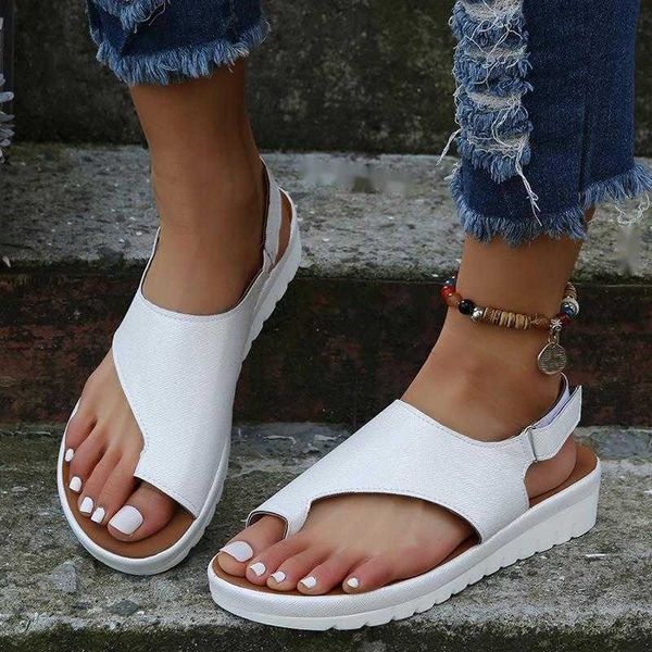 sandals women pu leather shoes comfy platform flat sole ladies casual soft big toe foot correction sandal orthopedic bunion corrector 230417, Black
sandals women pu leather shoes comfy platform flat sole ladies casual soft big toe foot correction sandal orthopedic bunion corrector 230417, Black