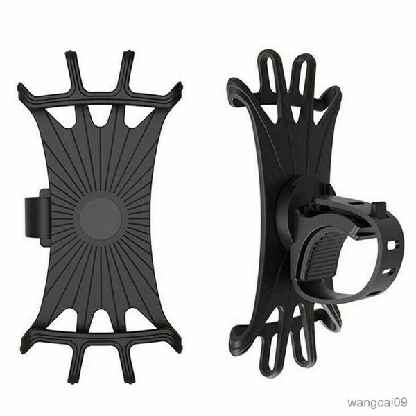 Image of Cell Phone Mounts Holders Mobile Phone Holder Bicycle Motorcycle Stand Riding Cycling Bicycle Bike Smart Phone GPS Support Bracket R230605