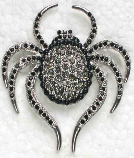 whole fashion brooch rhinestone spider halloween gift pin brooches in 6 colors c1012918667676, Gray
whole fashion brooch rhinestone spider halloween gift pin brooches in 6 colors c1012918667676, Gray