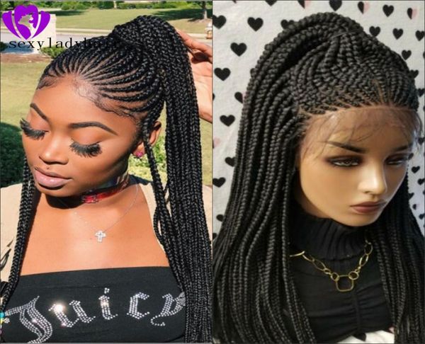 new blackbrownblonde ombre color cornrow full braid lace frontal wigs medium box braided wig for black women2424544
new blackbrownblonde ombre color cornrow full braid lace frontal wigs medium box braided wig for black women2424544