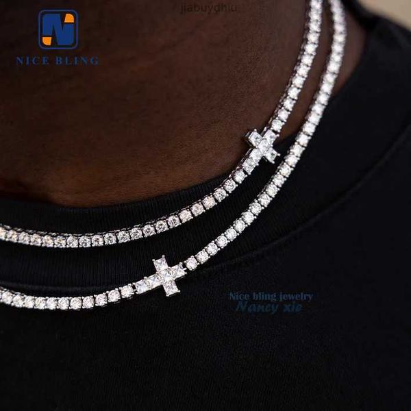 custom hip hop jewelry luxury fashion gold plated vvs diamond iced out jewelry tennis chain for men women, Silver
custom hip hop jewelry luxury fashion gold plated vvs diamond iced out jewelry tennis chain for men women, Silver