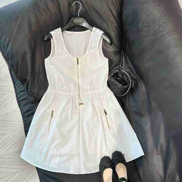 basic & casual dresses designer 2023 spring/summer new half zipper drawstring waist fold a-line dress women's white sleeveless yshg, Black;gray
basic & casual dresses designer 2023 spring/summer new half zipper drawstring waist fold a-line dress women's white sleeveless yshg, Black;gray