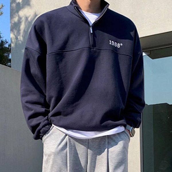 men's hoodies c y semizippered sweatshirt spring autumn korean fashion loose embroidery versatile cotton pullover 2023 9a7250, Black
men's hoodies c y semizippered sweatshirt spring autumn korean fashion loose embroidery versatile cotton pullover 2023 9a7250, Black