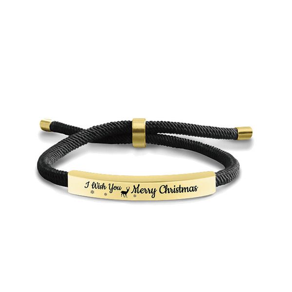 good lucky christmas gift bracelet gold plated stainless steel charm bracelets for lovers, Golden;silver
good lucky christmas gift bracelet gold plated stainless steel charm bracelets for lovers, Golden;silver