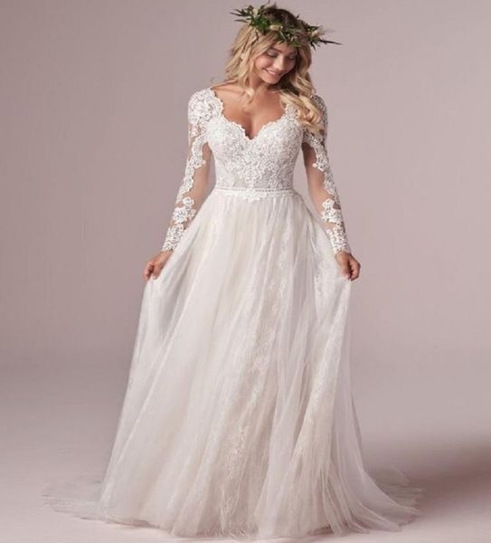 bohemian long sleeve wedding dresses v neck tulle lace boho bridal dresses beach summer plus wedding gowns low back vestido de nov2499884, White
bohemian long sleeve wedding dresses v neck tulle lace boho bridal dresses beach summer plus wedding gowns low back vestido de nov2499884, White