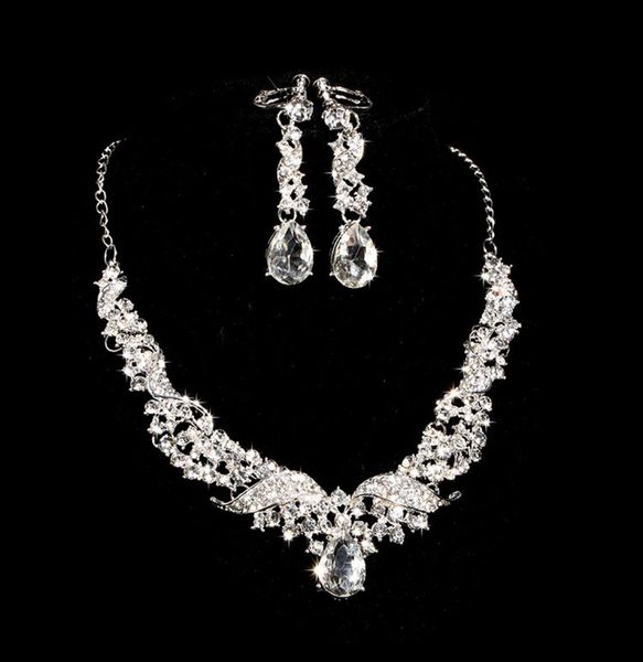 romantic alloy diamond bridal necklace earrings jewelry two pieces of bridal ornaments 2018 bridal rhinestone accessories necklace5748570, Silver
romantic alloy diamond bridal necklace earrings jewelry two pieces of bridal ornaments 2018 bridal rhinestone accessories necklace5748570, Silver
