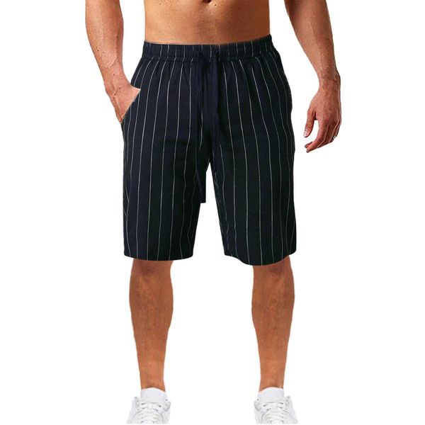 thxa men's and women's shorts vertical stripe lace elastic waist cotton hemp large casual shorts carhart summer new versatile capr, White;black
thxa men's and women's shorts vertical stripe lace elastic waist cotton hemp large casual shorts carhart summer new versatile capr, White;black