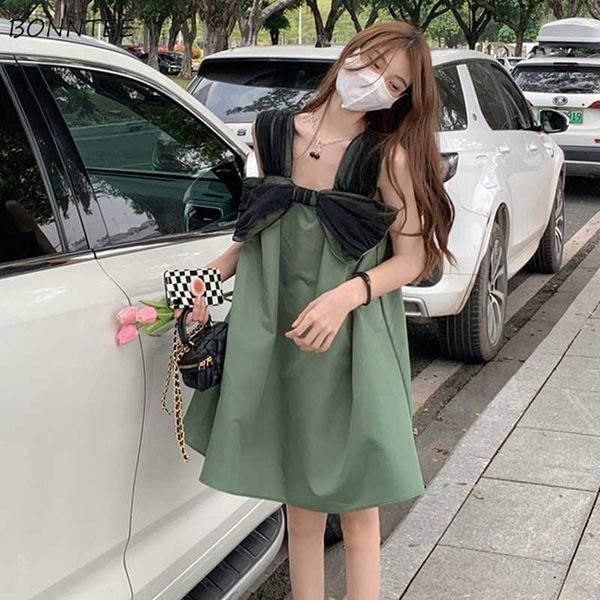 sleeveless dress women summer soft bow street wear new arrival popular trendy korean style ins young ladies mini cosy l230522, Black;gray
sleeveless dress women summer soft bow street wear new arrival popular trendy korean style ins young ladies mini cosy l230522, Black;gray