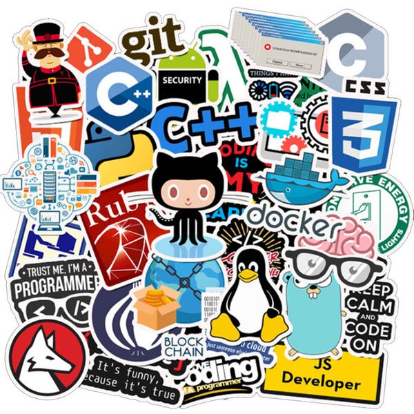 50pcs programmer stickers software programming language graffiti kids toy skateboard car motorcycle bicycle sticker decals wholesale
50pcs programmer stickers software programming language graffiti kids toy skateboard car motorcycle bicycle sticker decals wholesale
