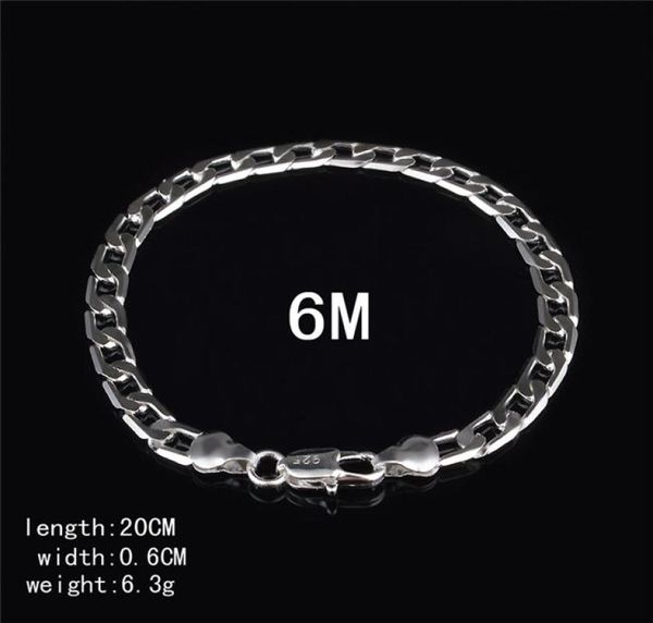 fashion jewelry 925 sterling silver plated men figaro chain bracelet 6mm 20cm factory 5557909, Black
fashion jewelry 925 sterling silver plated men figaro chain bracelet 6mm 20cm factory 5557909, Black
