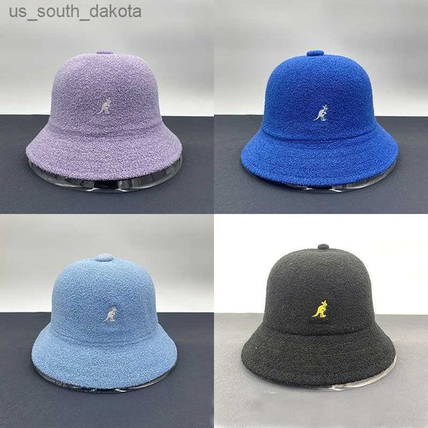 classic kangaroo four seasons knitted bucket hat outdoor sun hat female windproof painter hat outdoor men and women beach hats l230523, Blue;gray
classic kangaroo four seasons knitted bucket hat outdoor sun hat female windproof painter hat outdoor men and women beach hats l230523, Blue;gray