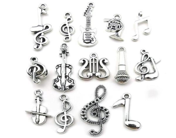 100pcs mixed charms musical guitar note piano french horn saxophone antique silver pendant for making cute earrings pendants neckl6708337, Bronze;silver
100pcs mixed charms musical guitar note piano french horn saxophone antique silver pendant for making cute earrings pendants neckl6708337, Bronze;silver