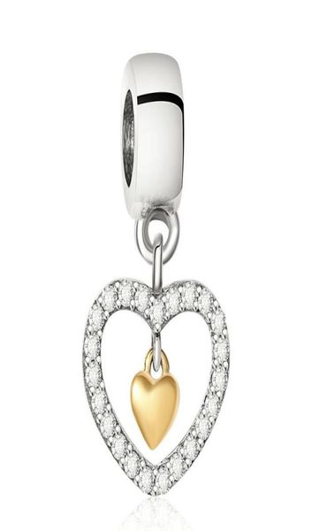 sparkling heart charm bead 925 sterling silver jewelry little heart inside with gold plated charm for european women diy brand bra6010719, Black
sparkling heart charm bead 925 sterling silver jewelry little heart inside with gold plated charm for european women diy brand bra6010719, Black