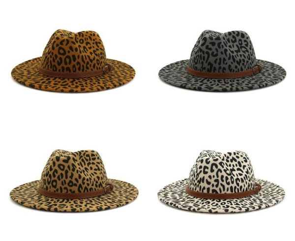 women men lady leopard panama cap jazz formal hat felt wool chapeau panama wide brim fedora hats trilby autumn winter hat new fash2711991, Blue;gray
women men lady leopard panama cap jazz formal hat felt wool chapeau panama wide brim fedora hats trilby autumn winter hat new fash2711991, Blue;gray