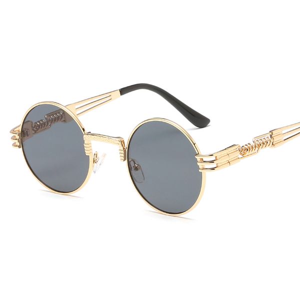 xaybzc round sunglasses men women metal punk vintage sunglass brand designer fashion glasses mirror lens oculo uv400, White;black
xaybzc round sunglasses men women metal punk vintage sunglass brand designer fashion glasses mirror lens oculo uv400, White;black