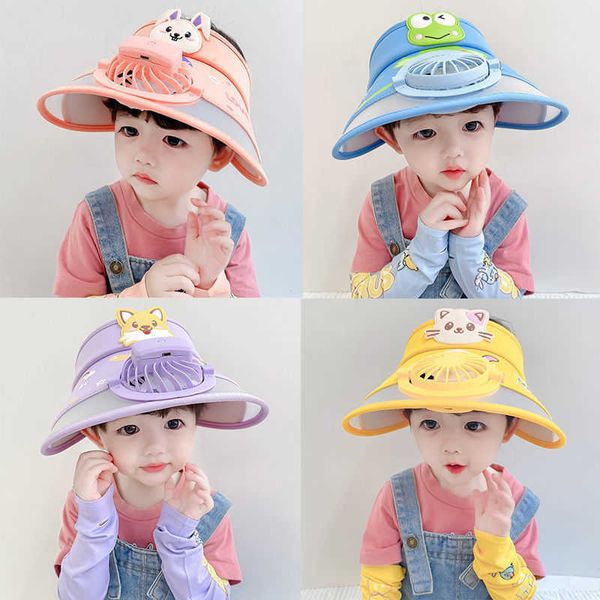 children's hat empty hat summer sunshade hat sunscreen hat with fan hat boys and girls baby thin sun hat, Blue;gray
children's hat empty hat summer sunshade hat sunscreen hat with fan hat boys and girls baby thin sun hat, Blue;gray