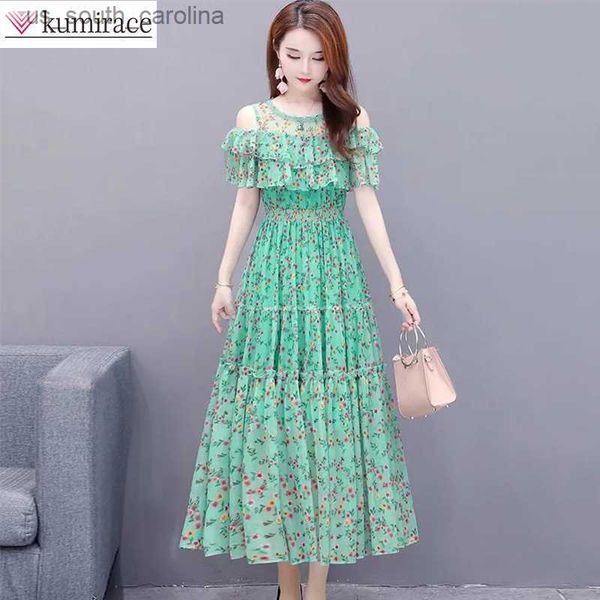 mesh chiffon dress women's summer korean version new off shoulder beach skirt elegant women's knee length a-line skirt l230522, Black;gray
mesh chiffon dress women's summer korean version new off shoulder beach skirt elegant women's knee length a-line skirt l230522, Black;gray