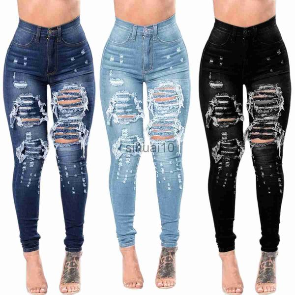 women's jeans 2022 new women's high waist ripped jeans fashion elastic slim hip lift denim pencil pants casual female trousers s-3, Blue
women's jeans 2022 new women's high waist ripped jeans fashion elastic slim hip lift denim pencil pants casual female trousers s-3, Blue