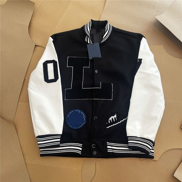 men's jacket 2023 lvsity fashion brand vintage decoration loose long-sleeved student coat viutonity 01-03, Black;brown
men's jacket 2023 lvsity fashion brand vintage decoration loose long-sleeved student coat viutonity 01-03, Black;brown