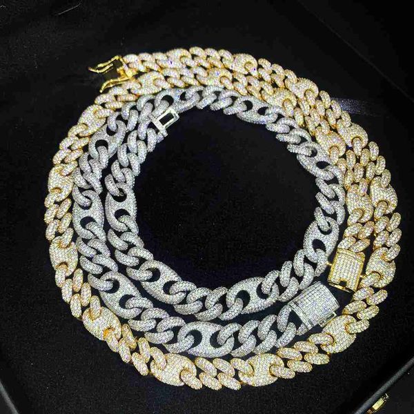 2023 custom hip hop iced out jewelry fashion 12mm 10mm aaaaa+ cz diamond cuban link chain, Silver
2023 custom hip hop iced out jewelry fashion 12mm 10mm aaaaa+ cz diamond cuban link chain, Silver