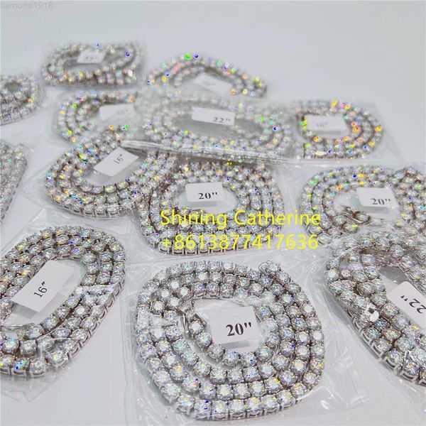 wholesale 925 silver 10k 14k 18k gold diamond tennis chain 2mm 3mm 4mm 5mm vvs moissanite tennis necklace 
wholesale 925 silver 10k 14k 18k gold diamond tennis chain 2mm 3mm 4mm 5mm vvs moissanite tennis necklace