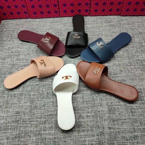 leather slippers luxury designer shoes fashion women sandals outdoor non-slip beach shoes classic comfortable casual shoes summer breathable, Black
leather slippers luxury designer shoes fashion women sandals outdoor non-slip beach shoes classic comfortable casual shoes summer breathable, Black