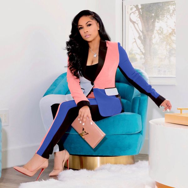 women's two piece pants african women sets stripe long sleeve blazer jacket pants suits office lady elegant 2 piece set business outfit, White
women's two piece pants african women sets stripe long sleeve blazer jacket pants suits office lady elegant 2 piece set business outfit, White