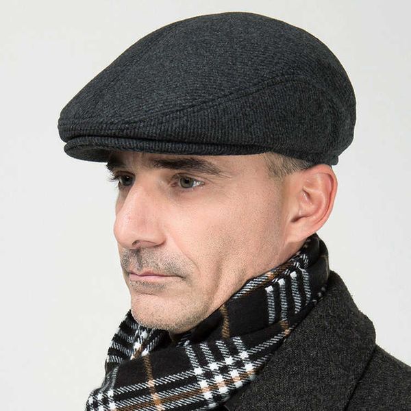 new middle-aged and old people's autumn and winter woolen ear protection duck tongue hat warm winter old people's hat men's c, Blue;gray
new middle-aged and old people's autumn and winter woolen ear protection duck tongue hat warm winter old people's hat men's c, Blue;gray