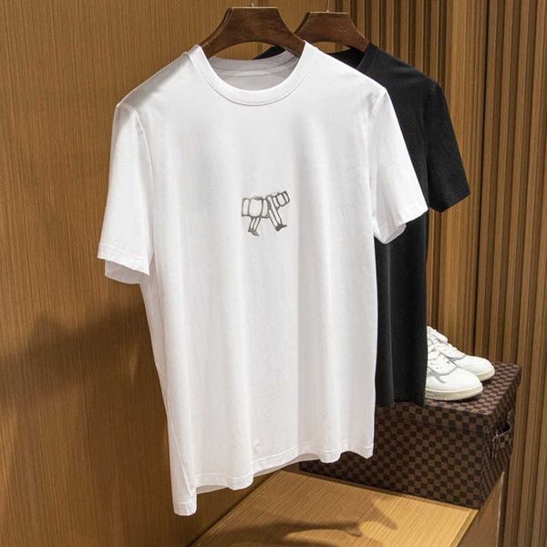 high version cotton mens tees & polos designer tshirt short sleeve summer casual pullover round neck sweatshirt, White;black
high version cotton mens tees & polos designer tshirt short sleeve summer casual pullover round neck sweatshirt, White;black