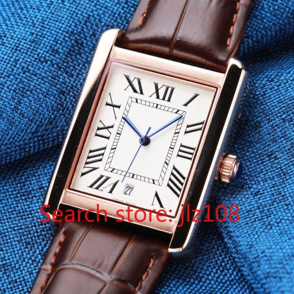 mechanical watch, super clone, tank series, fully automatic mechanical movement, stainless steel case, size 31 * 41, three pin design, sapph
mechanical watch, super clone, tank series, fully automatic mechanical movement, stainless steel case, size 31 * 41, three pin design, sapph