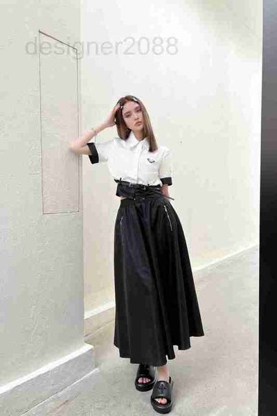 two piece dress designer lapel short sleeve elastic waist half skirt for women 191q, White
two piece dress designer lapel short sleeve elastic waist half skirt for women 191q, White