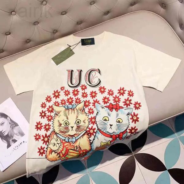 summer fashion men's and women's cats loose women's t-shirt designer high-end pure cotton luxury g graphic female couple asia, White
summer fashion men's and women's cats loose women's t-shirt designer high-end pure cotton luxury g graphic female couple asia, White