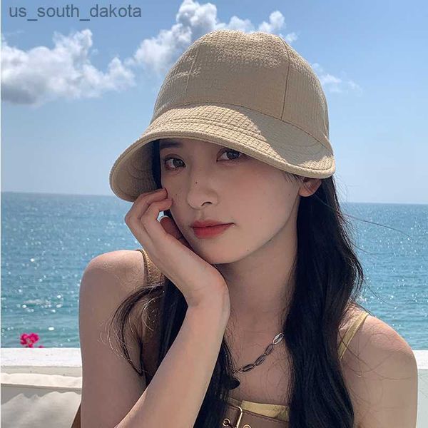 bucket hat women foldable sunshade sun hats for women ladies korean fishing hat fisherman cap adjustable rope gorro sunhat l230523, Blue;gray
bucket hat women foldable sunshade sun hats for women ladies korean fishing hat fisherman cap adjustable rope gorro sunhat l230523, Blue;gray