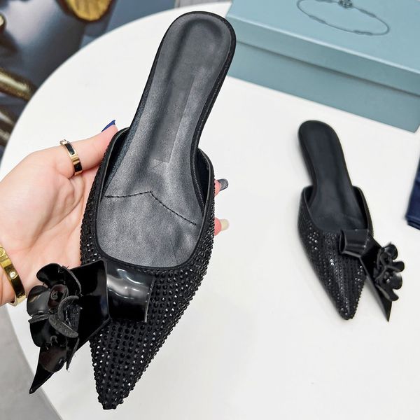 new womens luxury brand sandals half slippers upper with crystal sandal flat sandals fashion sandalias 23s spring summer trending sandale sl, Black
new womens luxury brand sandals half slippers upper with crystal sandal flat sandals fashion sandalias 23s spring summer trending sandale sl, Black