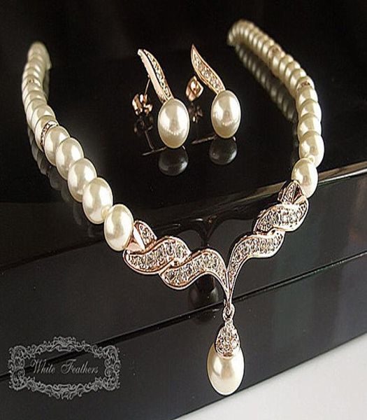 rose gold silver plated bridal jewelry sets cream faux pearl rhinestone crystal diamante wedding necklace and earrings4483458
rose gold silver plated bridal jewelry sets cream faux pearl rhinestone crystal diamante wedding necklace and earrings4483458