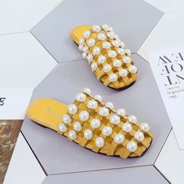 summer fashion pearl slippers indoor soft sole quiet outdoor everything casual personality beautiful beach women sandals, Black
summer fashion pearl slippers indoor soft sole quiet outdoor everything casual personality beautiful beach women sandals, Black