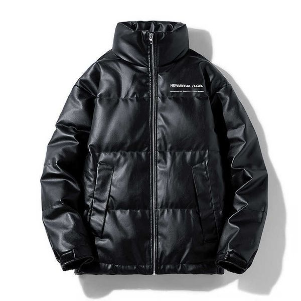 yufan winter trend thickened standup collar white duck down jacket men's short pu leather jacket warm loose coat for men z, Black
yufan winter trend thickened standup collar white duck down jacket men's short pu leather jacket warm loose coat for men z, Black