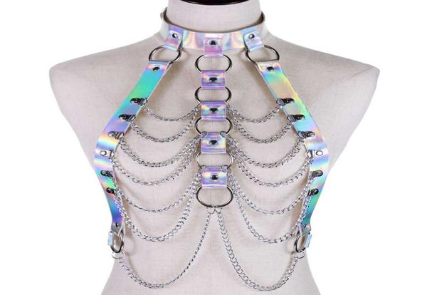 choker necklace punk goth bondage lingerie harajuku ladies leather short sling chain fashion laser adjustable chest strap bel2044092, Golden;silver
choker necklace punk goth bondage lingerie harajuku ladies leather short sling chain fashion laser adjustable chest strap bel2044092, Golden;silver