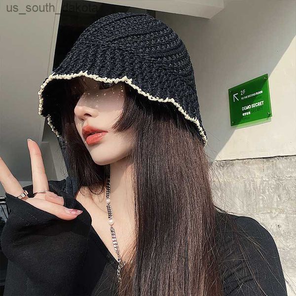 summer str hats for women foldable outdoor gorro 2022 sunshade hollowed panama hat beach caps fashion elegante cap l230523, Blue;gray
summer str hats for women foldable outdoor gorro 2022 sunshade hollowed panama hat beach caps fashion elegante cap l230523, Blue;gray