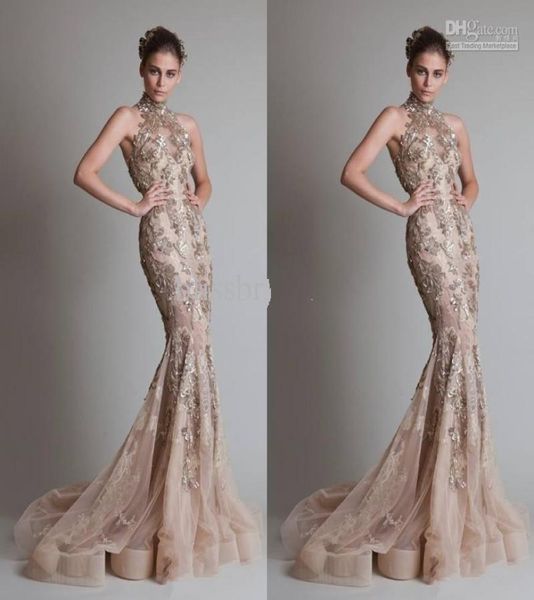 high neck and luxurious silver appliques see through organza button back mermaid trumpet elie saab evening formal prom dresse1513402, Black
high neck and luxurious silver appliques see through organza button back mermaid trumpet elie saab evening formal prom dresse1513402, Black