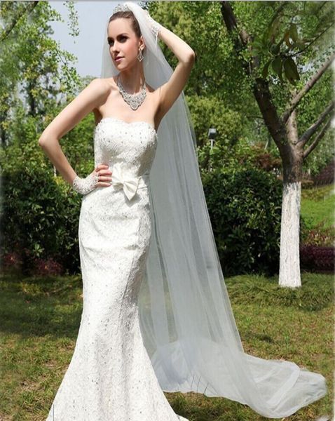 new style one layers 3m white ivory bridal veils tulle with comb cathedral length wedding veils8381311, Black
new style one layers 3m white ivory bridal veils tulle with comb cathedral length wedding veils8381311, Black