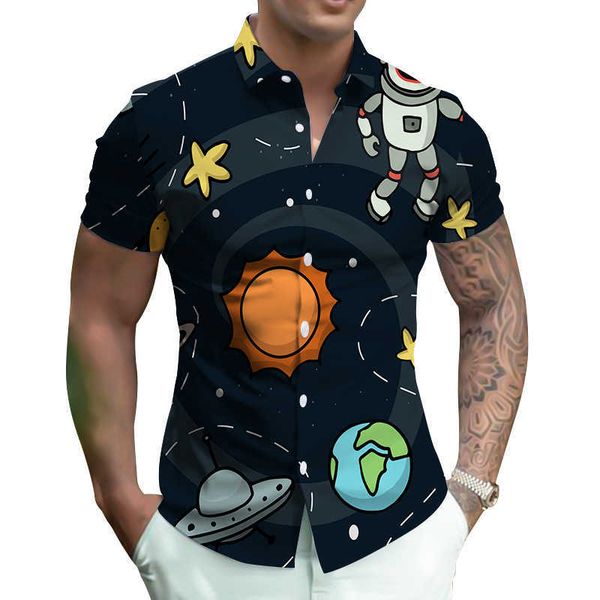 summer d colorful printed flowers shirts men women fashion hawaiian shirt beach short sleeve blouse men's vocation lapel shirt kfyf, White;black
summer d colorful printed flowers shirts men women fashion hawaiian shirt beach short sleeve blouse men's vocation lapel shirt kfyf, White;black