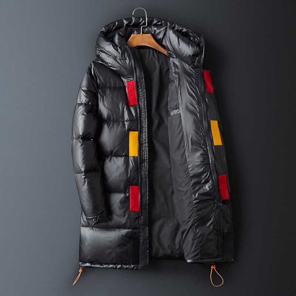 new bright winter face men's cold proof down jacket youth medium long slim fit fashion brand handsome hooded jacket qq, Black
new bright winter face men's cold proof down jacket youth medium long slim fit fashion brand handsome hooded jacket qq, Black