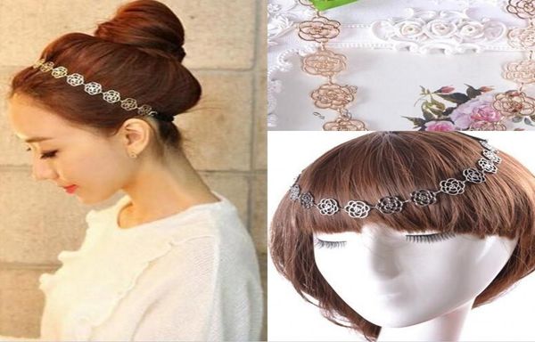2020 new fashion metallic lady hollow rose flower elastic hair headbands gold headpieces headwear accessories women wedding ac9074280, Silver
2020 new fashion metallic lady hollow rose flower elastic hair headbands gold headpieces headwear accessories women wedding ac9074280, Silver