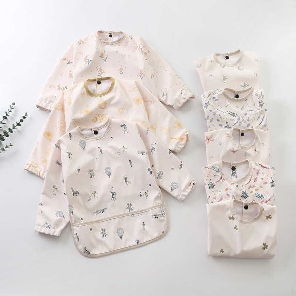 bibs burp cloths baby long sleeved children's bib handicraft waterproof corrosion-resistant easy to clean g220605
bibs burp cloths baby long sleeved children's bib handicraft waterproof corrosion-resistant easy to clean g220605