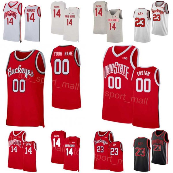 college basketball ohio state buckeyes jersey 10 brice sensabaugh 14 justice sueing 23 zed key 2 bruce thornton 4 sean mcneil 13 isaac likek, Black;red 
college basketball ohio state buckeyes jersey 10 brice sensabaugh 14 justice sueing 23 zed key 2 bruce thornton 4 sean mcneil 13 isaac likek, Black;red