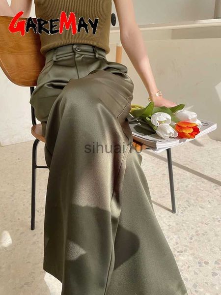 women's pants capris garemay summer autumn women's pants loose solid classic black straight high waist casual silk satin wide leg, Black;white
women's pants capris garemay summer autumn women's pants loose solid classic black straight high waist casual silk satin wide leg, Black;white