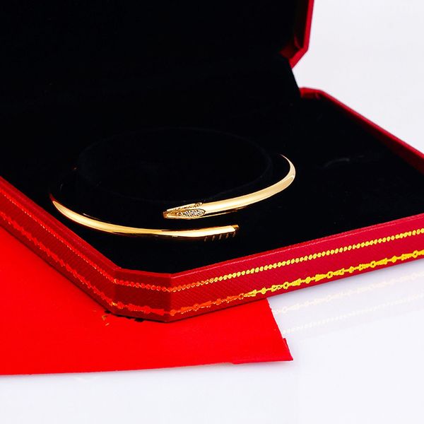 Nail Bracelet Designer Bracelet Charm Gold Bangle New Luxury Jewelry For Women Titanium Steel Gold-Plated Never Fade Not Allergic Christmas gift jewelry
Nail Bracelet Designer Bracelet Charm Gold Bangle New Luxury Jewelry For Women Titanium Steel Gold-Plated Never Fade Not Allergic Christmas gift jewelry