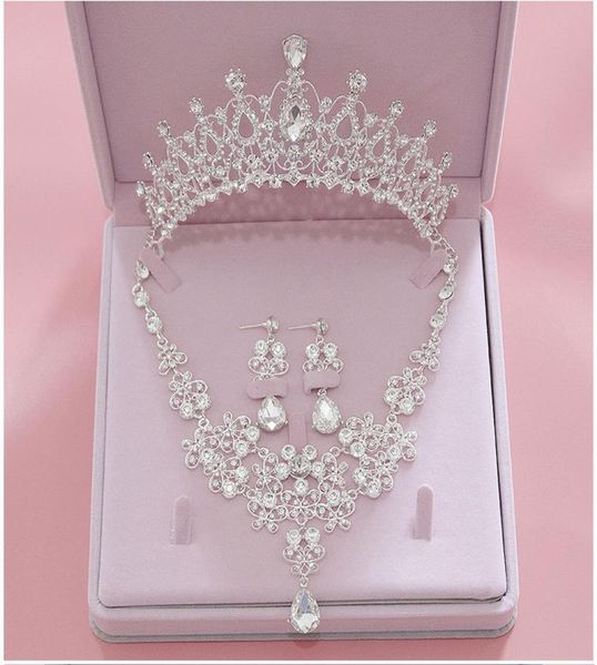 fashion crystal wedding bridal jewelry sets women bride tiara crowns earring necklace wedding jewelry accessories9740927, White
fashion crystal wedding bridal jewelry sets women bride tiara crowns earring necklace wedding jewelry accessories9740927, White